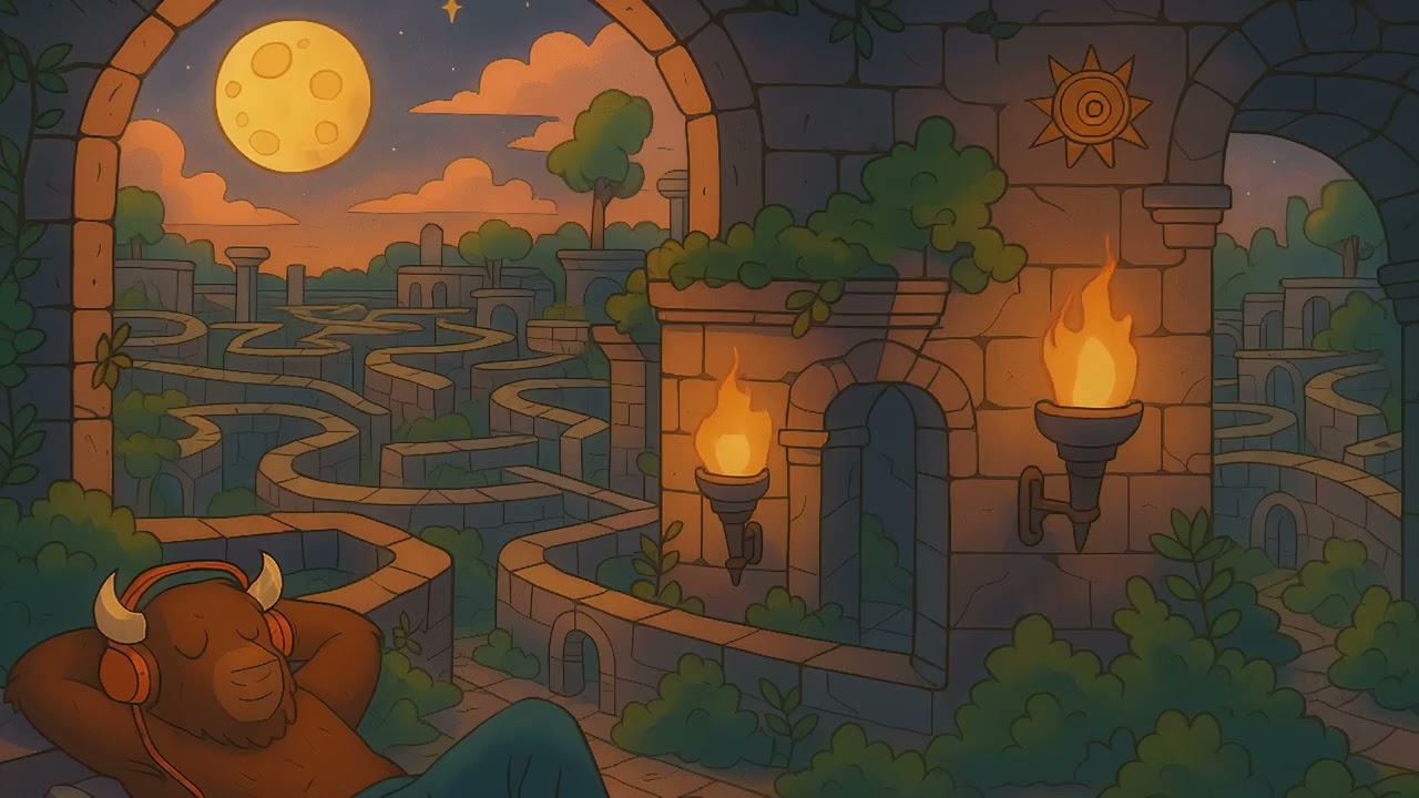 Labyrinth of the Minotaur – Greek Lofi Chill Mix | Chiron’s Archive