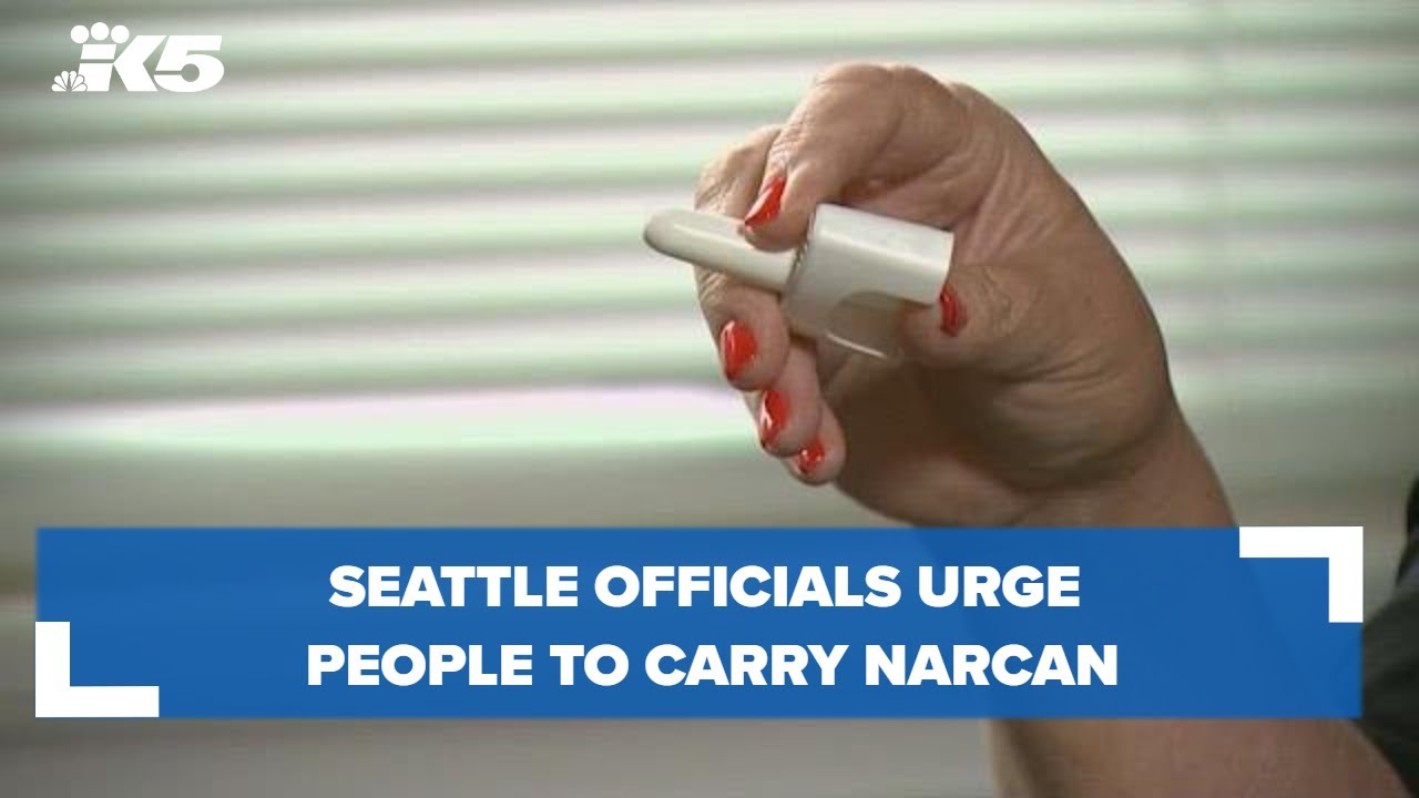 Seattle, King County health officials urge people to get trained on, carry Narcan
