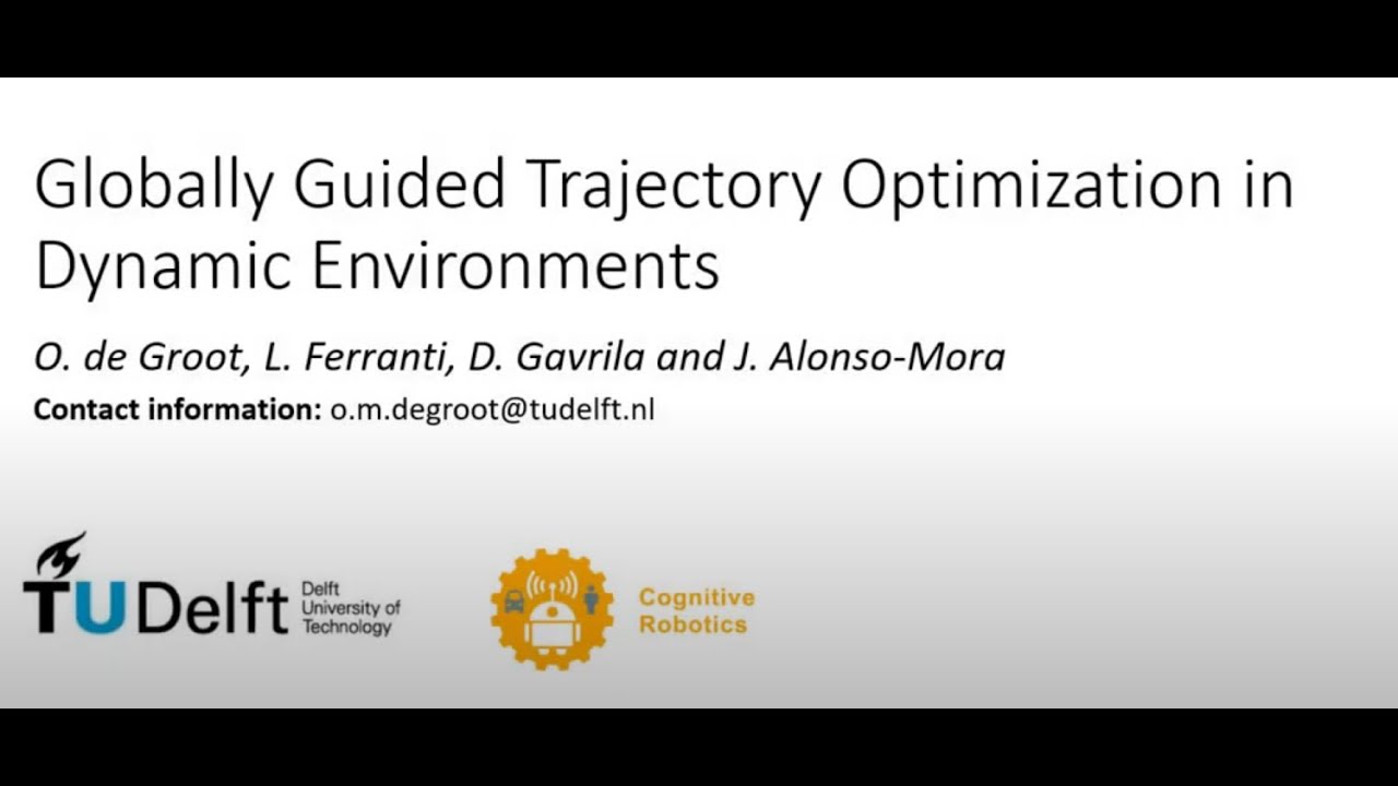Globally Guided Trajectory Planning in Dynamic Environments