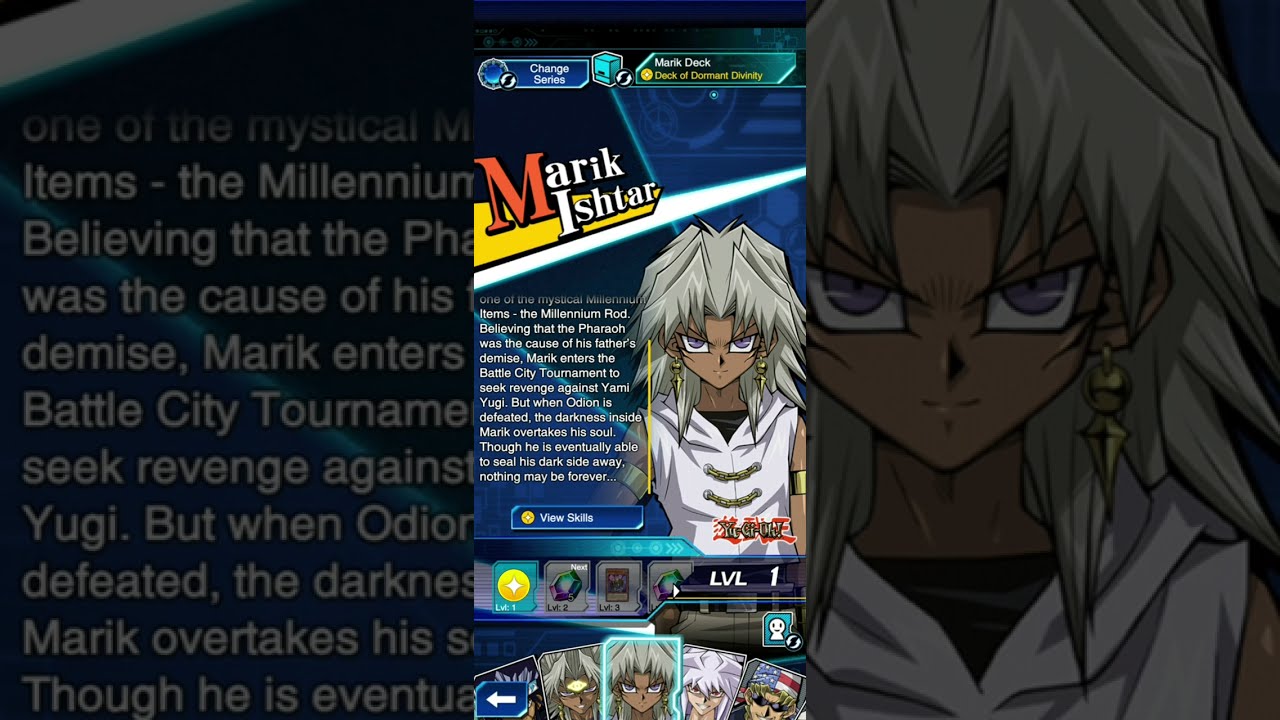 Return of the Leader of the Rare Hunters! Marik Ishtar: Unlocked Marik Ishtar - Yu-Gi-Oh! Duel Links