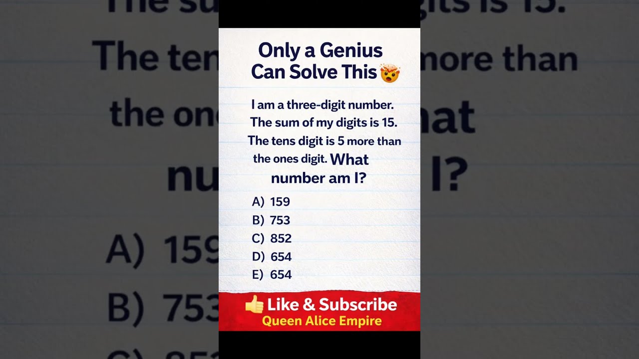 only a genius can solve this 😨