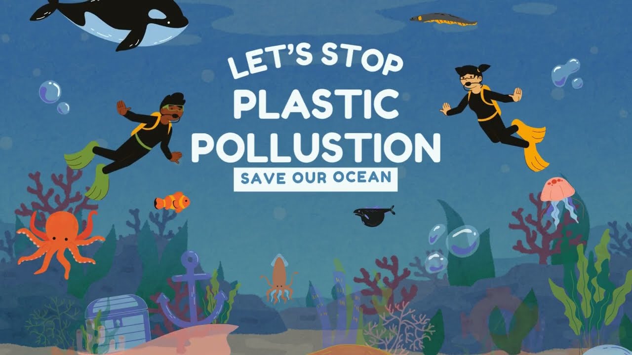 Let’s stop Plastic Pollution Save Ocean! Song For Kids! Save Marine Life! Environmental song!