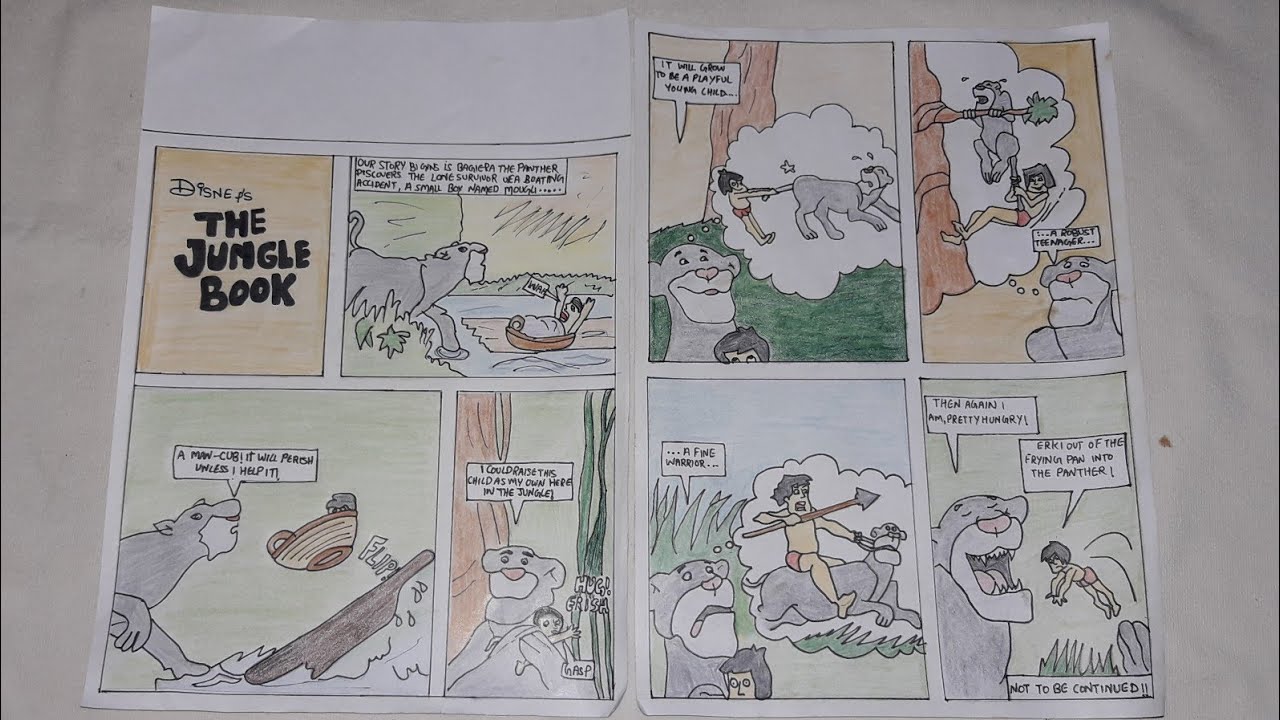 How to make a comic strip for school project/activity