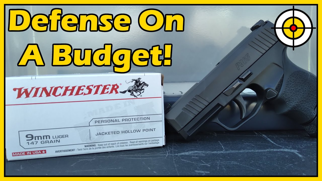 БЮДЖЕТНЫЕ 9-мм оборонительные патроны! Тест пули Winchester 147 Grain Hollow Point с баллистическ...