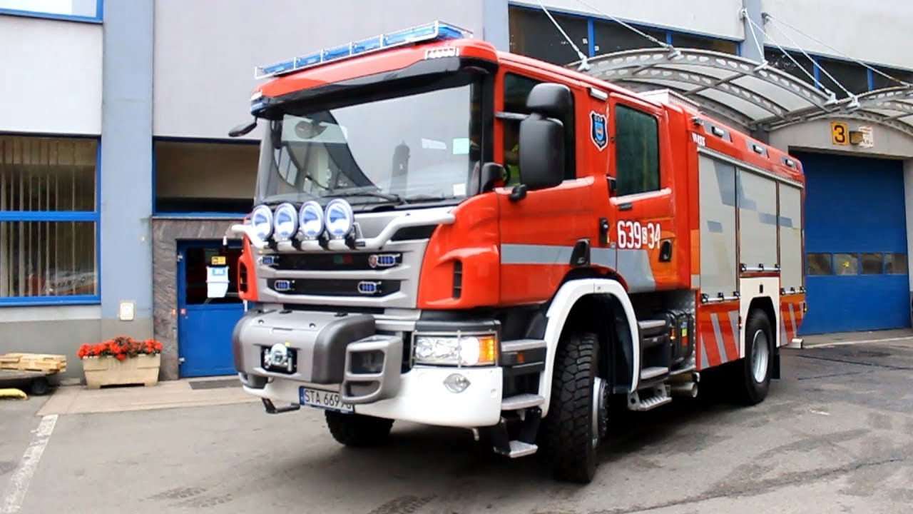 Odbiór nowego samochodu Scania P360 WISS GBARt 3/36 OSP Potępa