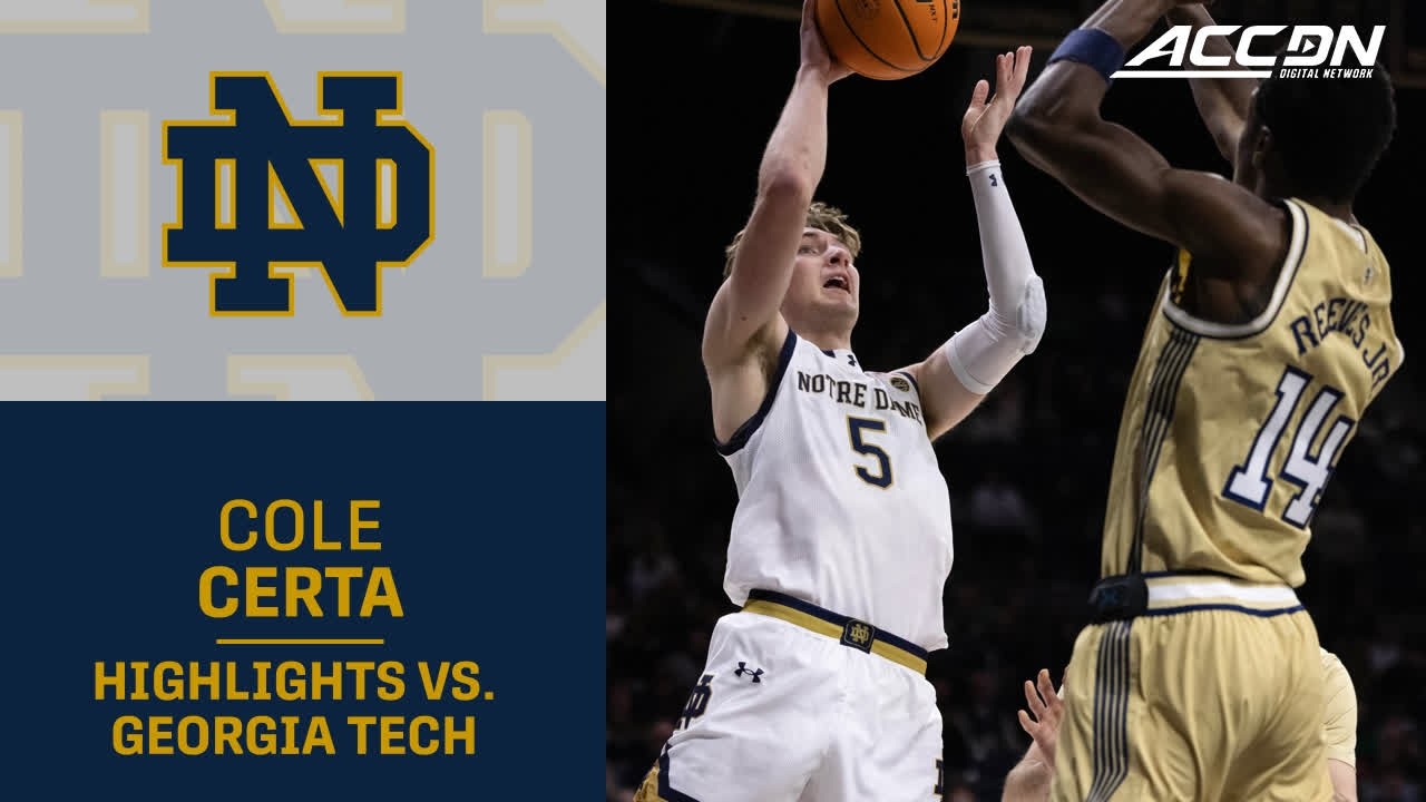 Notre Dame's Cole Certa Detonates In Lopsided Win
