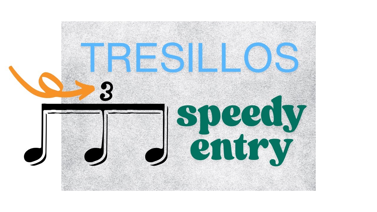 Tresillos de Blanca con Negra en Finale v27 (SPEEDY ENTRY)