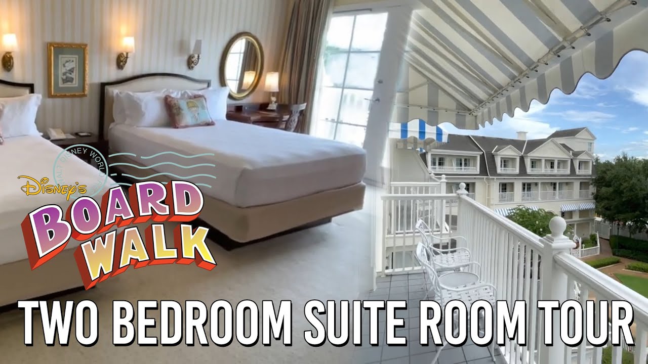 Disney's BoardWalk Inn -  2 bedroom suite room tour!