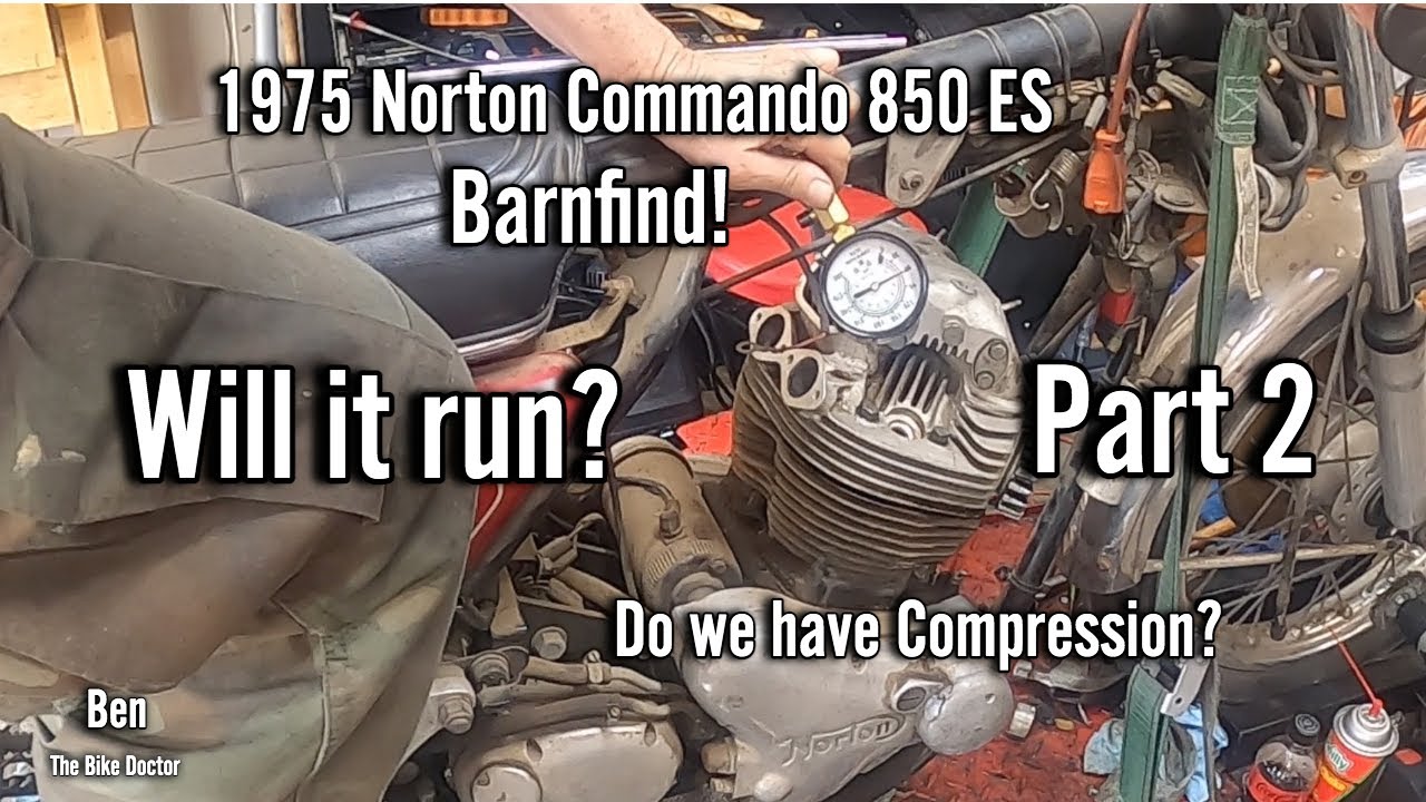 1975 Norton Commando 850. Will it start? Part 2
