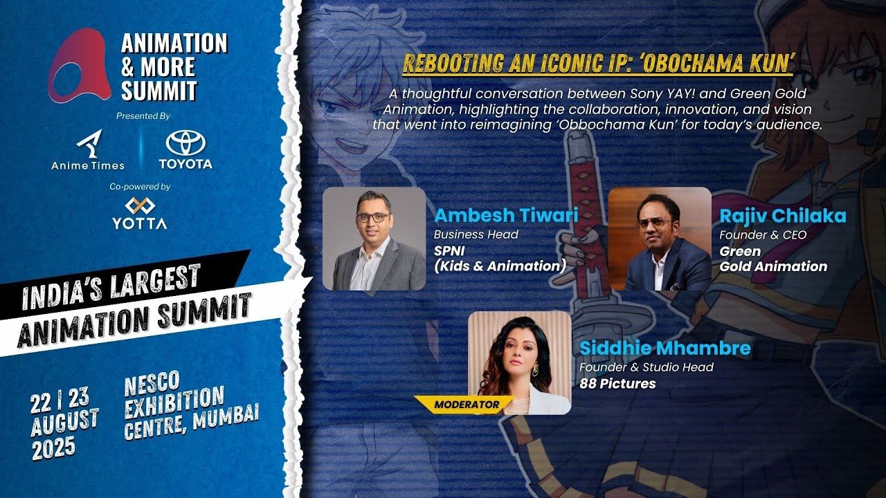 Chat on Obocchama-kun with Sony YAY! and Green Gold Animation | AnimationXpress | AM Summit 2025