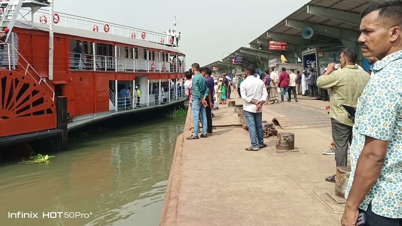 ২৪অক্টোবর আজ ঢাকা থেকে ছেড়ে গেল পিএস মাসুদ লকেট স্টিমার টি 😱💓👍
