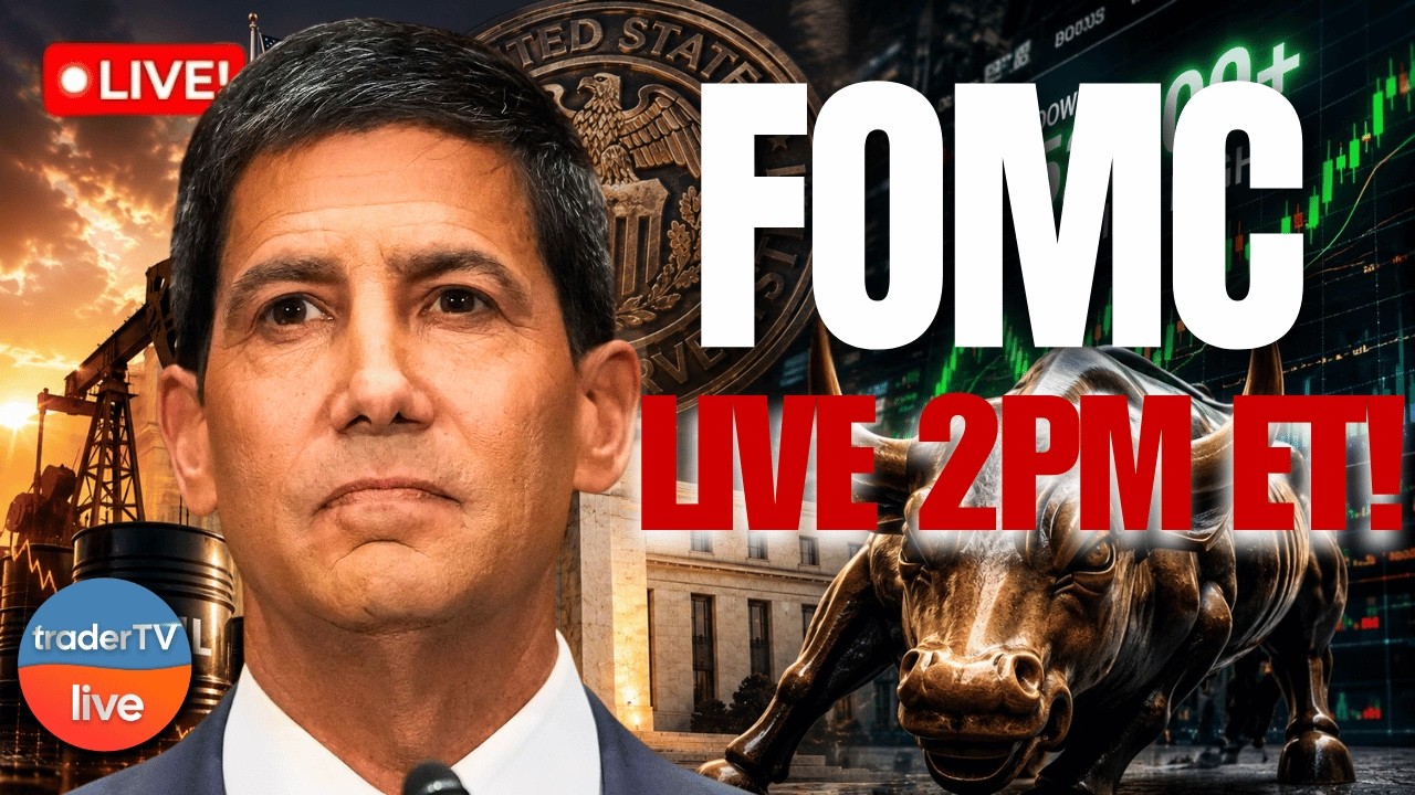 🚨 Fed Decision LIVE: Warsh&rsquo;s First Rate Call at 2PM ET | Stock Market Live