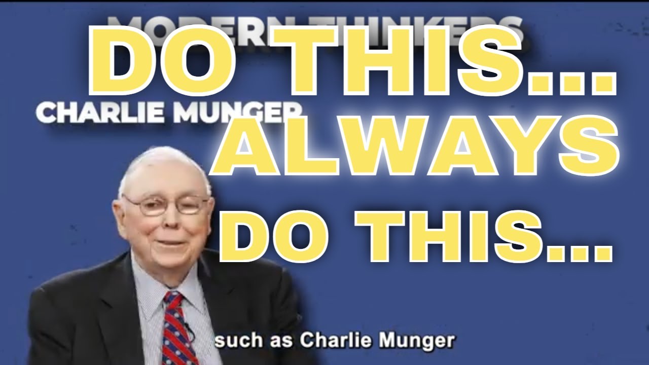 How Charlie Munger Avoids Stupidity