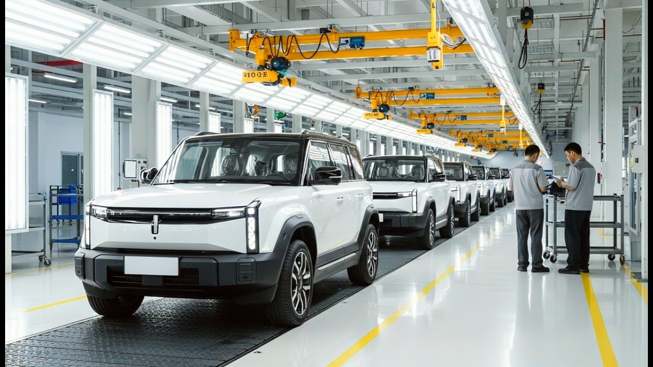 How Jaecoo 6 SUVs Are Made | Inside Chinese Luxury Car Factory (Full Process)