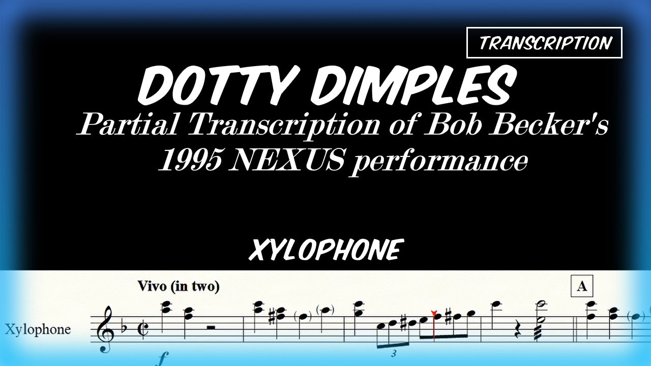 Dotty Dimples - George Hamilton Green (arr. Bill Cahn) | Performance Transcription