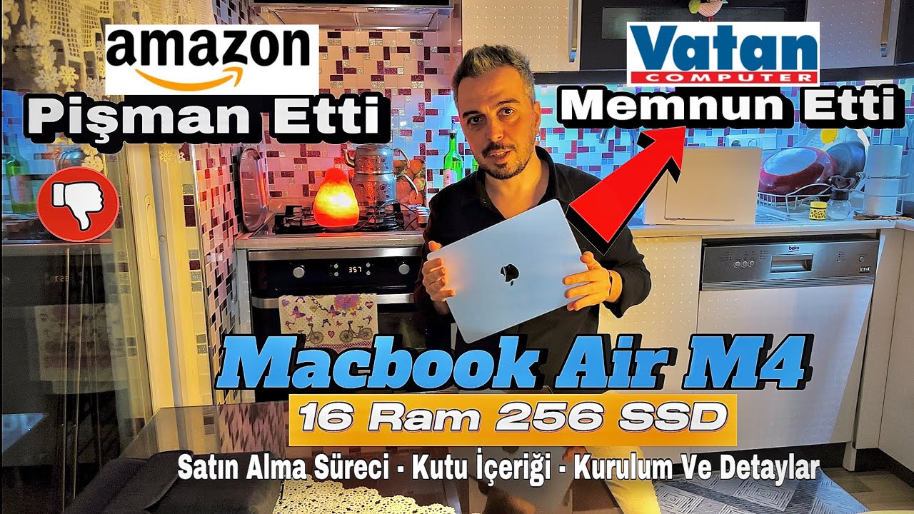 2025 Macbook Air M4 | Amazon'dan Geleni Neden İade Ettim?? #MacBookAirM4 #AppleUnboxing #m4chip