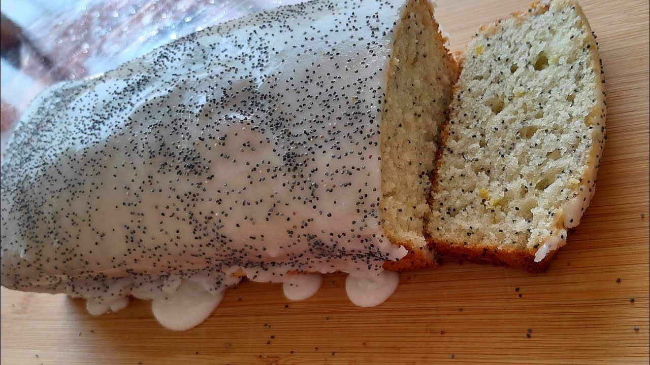 Budín de limón y amapolas. // Receta rica y económica!