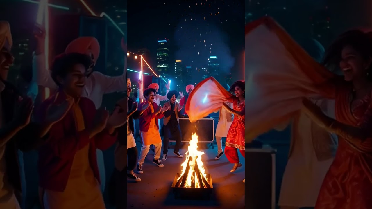 Lohri Celebration Full Masti 🎉 Desi Vibes