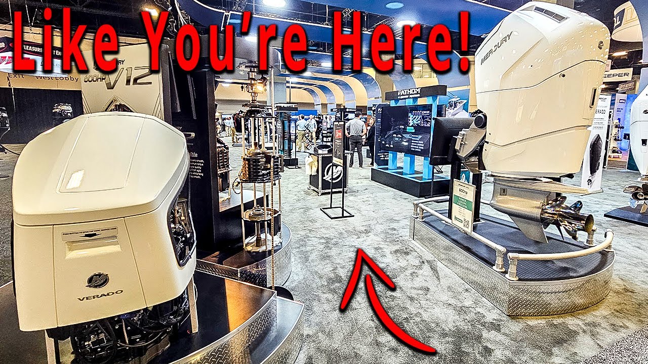 Complete MERCURY Booth Tour 2024 Miami Boat Show