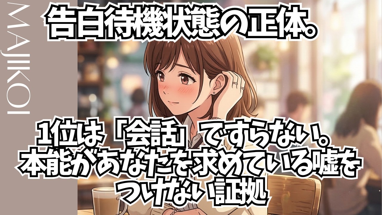 🤫女の本音🤫 男が気づかない「もう告白していいよ」のOKサイン 10選【恋愛心理学】