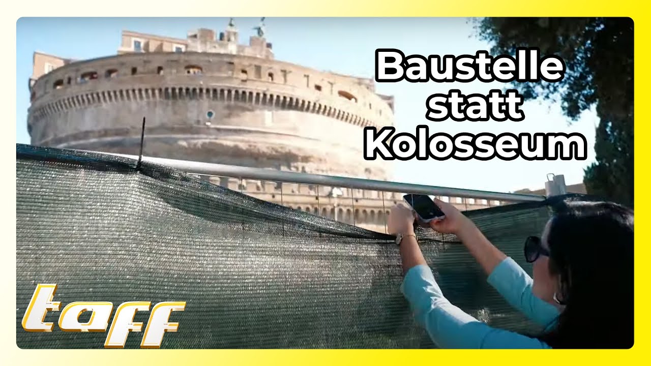 Verärgerte Touristen in Rom: Baustelle statt Kolosseum