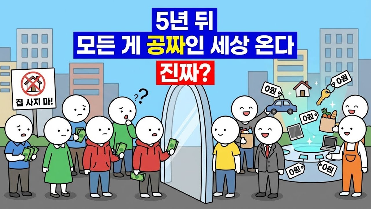 "집 사지 말고 기다려라" 5년 뒤 모든 게 공짜인 세상 온다