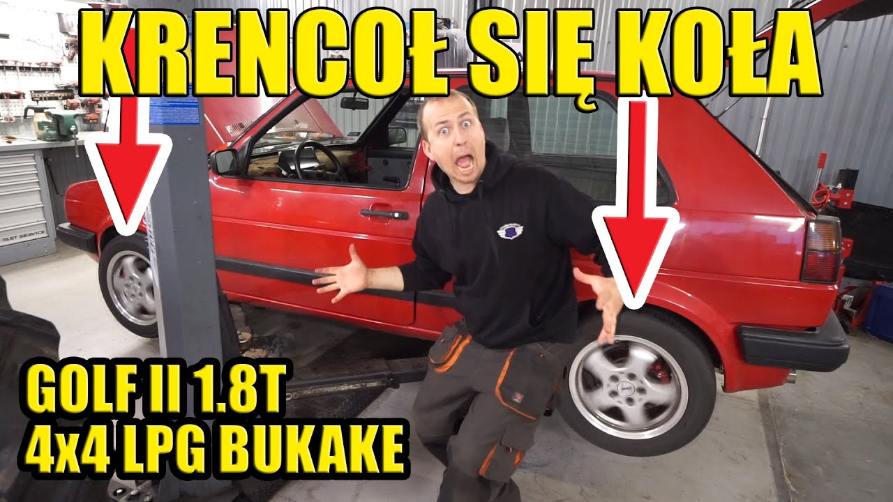 GOLF II 1.8T 4X4, ODPALIŁEM HALDEXA, MAŁY AKUMULATOR, WENTYLATORY I TAKIE TAM.