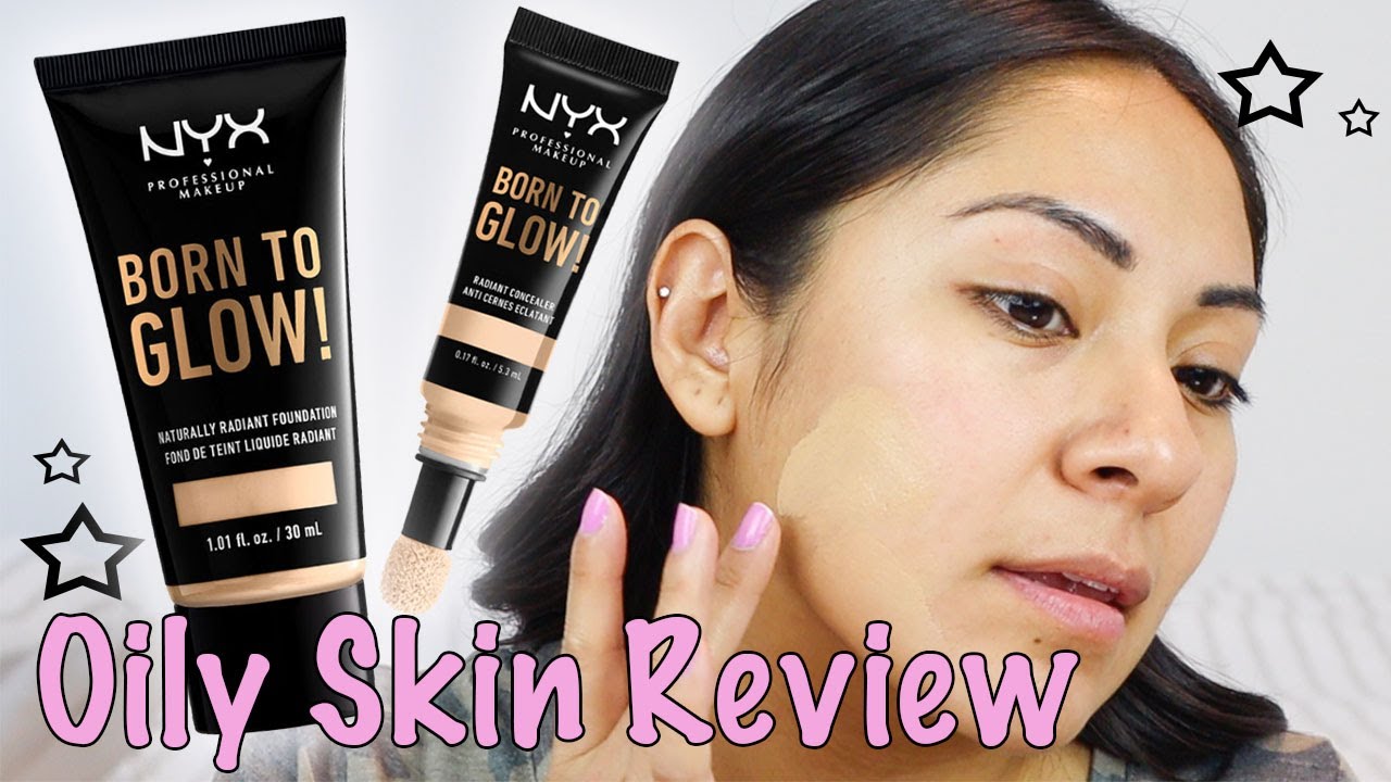 Testing the New Born to Glow Concealer With The Born To Glow Foundation On Oily Skin