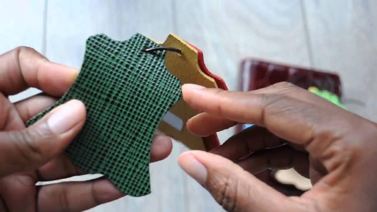 VdS planner - leather samples
