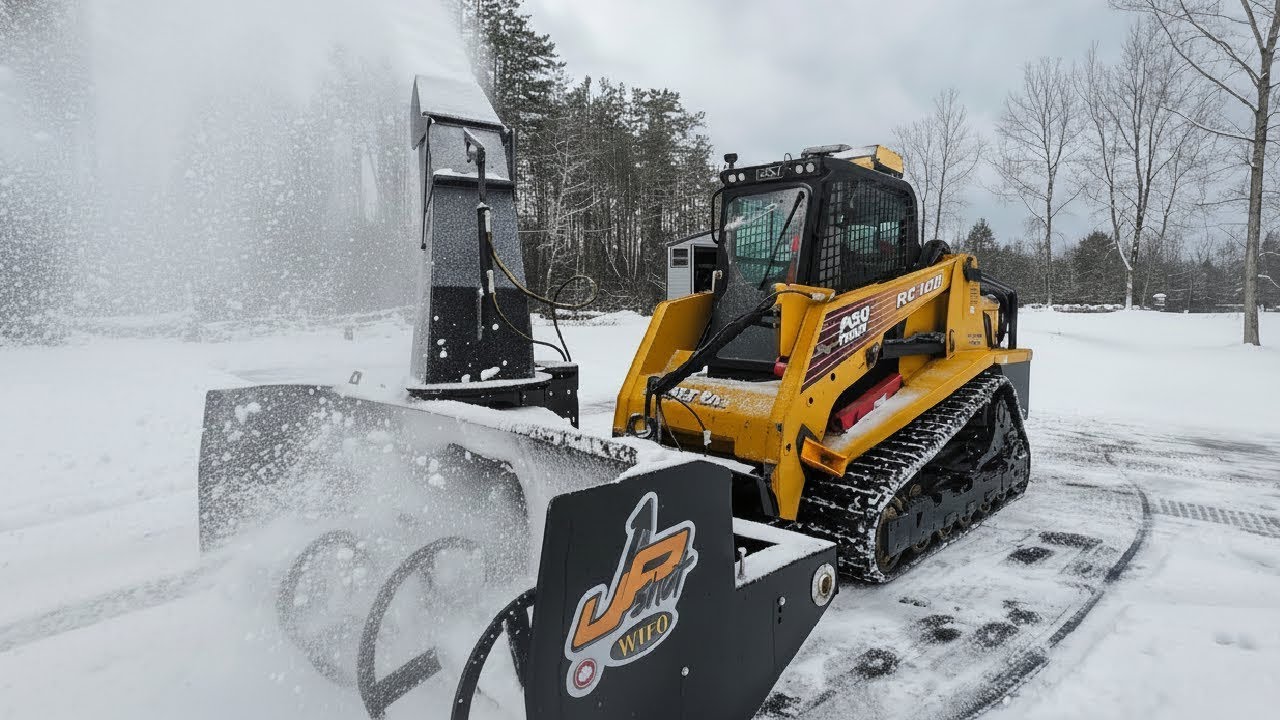 First Snow Storm of the Year (I broke my Skid Steer)