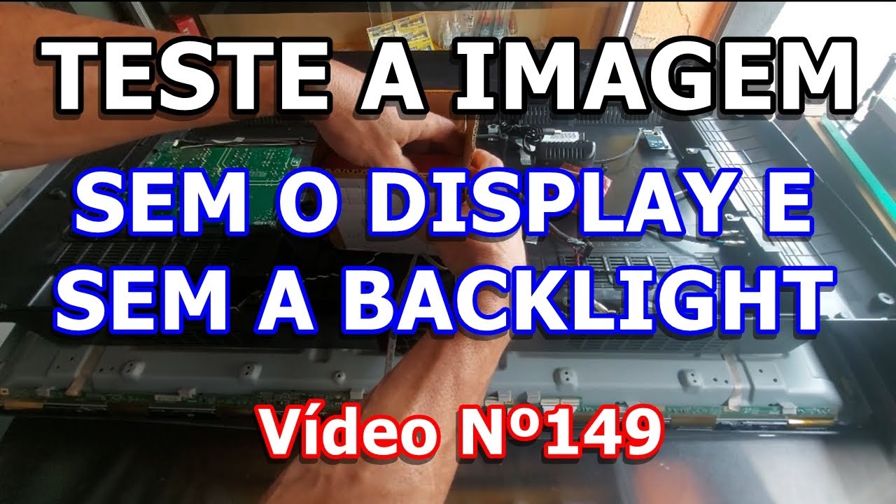 TESTE DE IMAGEM SEM DISPLAY E SEM BACKLIGHT QUALQUER TV - PHILCO PH40D10DSGW - Vídeo Nº149