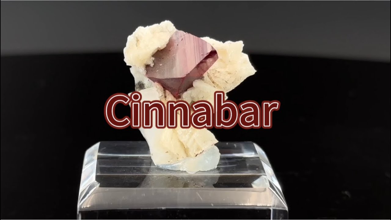 Cinnabar from WanShan, TongRen, Guizhou, China. Chinese mineral specimen.