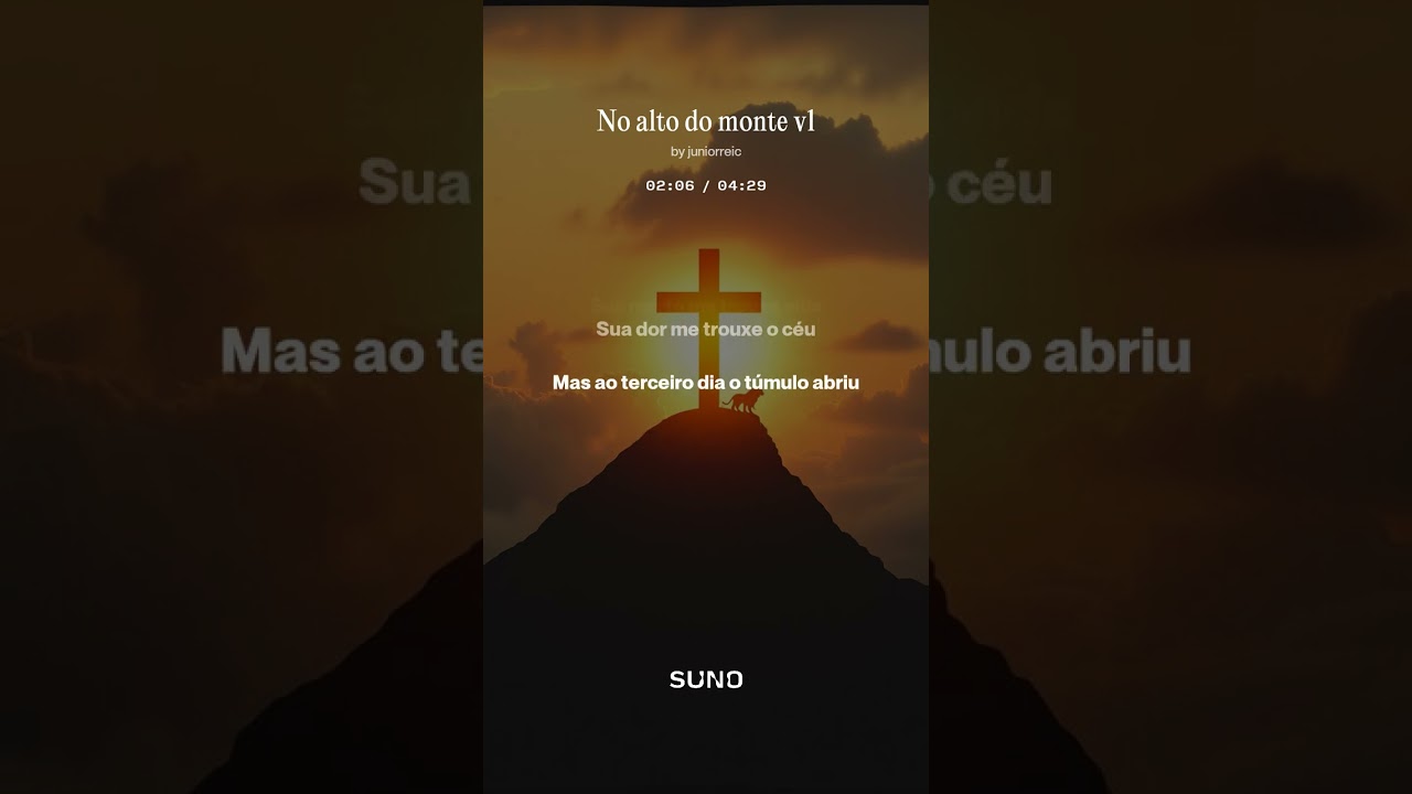 No Alto do monte - A crucificação.