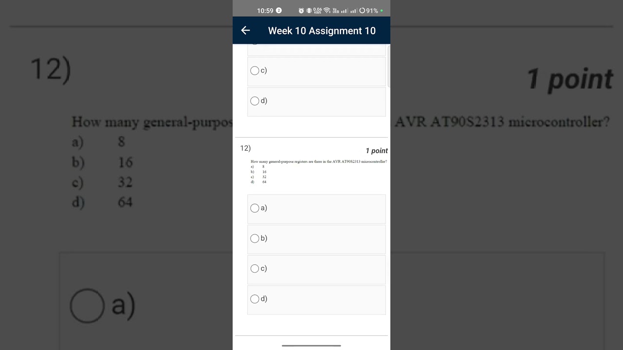 Microprocessor and Microcontroller Assignment 10 Answer (Nptel)