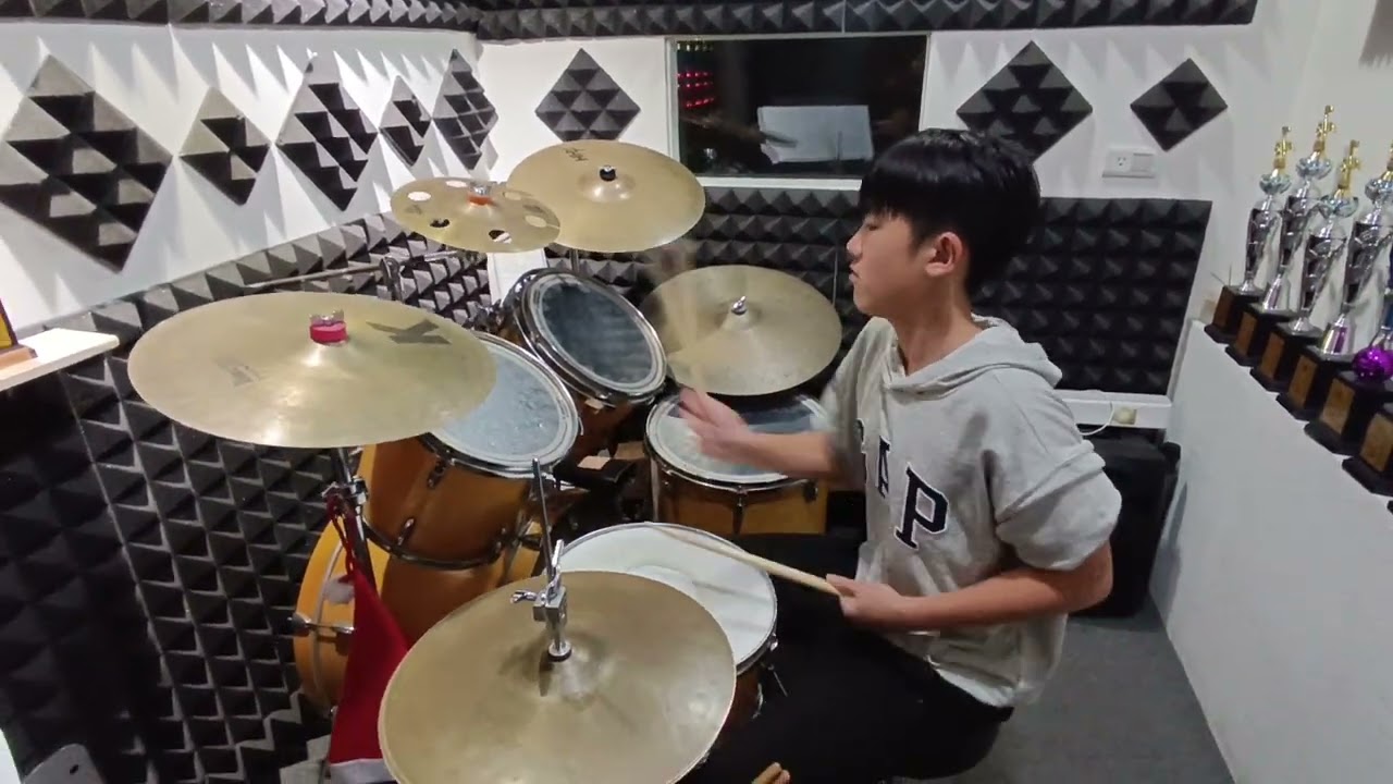 鬼滅之刃 Lisa 紅蓮華 drum cover by 鎧謙 