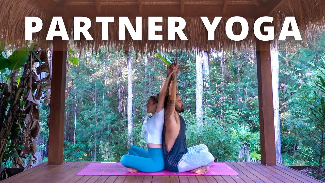 PARTNER YOGA | Gentle & fun for all levels.. Ashley Freeman + Xavier Rudd