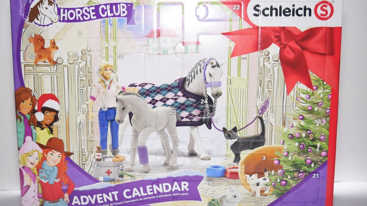 Schleich Horse Club Advent Calendar 2020 Unboxing | Schleich 98269