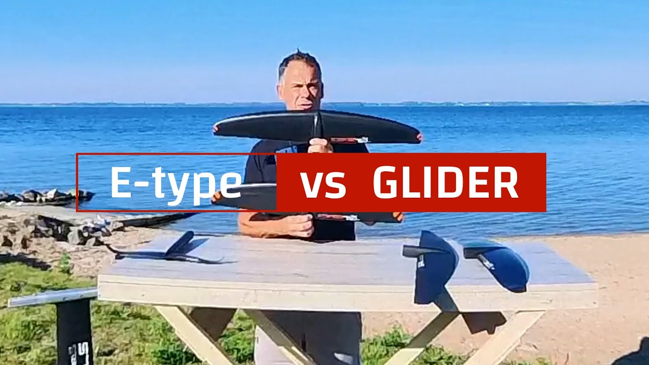 Starboard E-type vs Glider wings