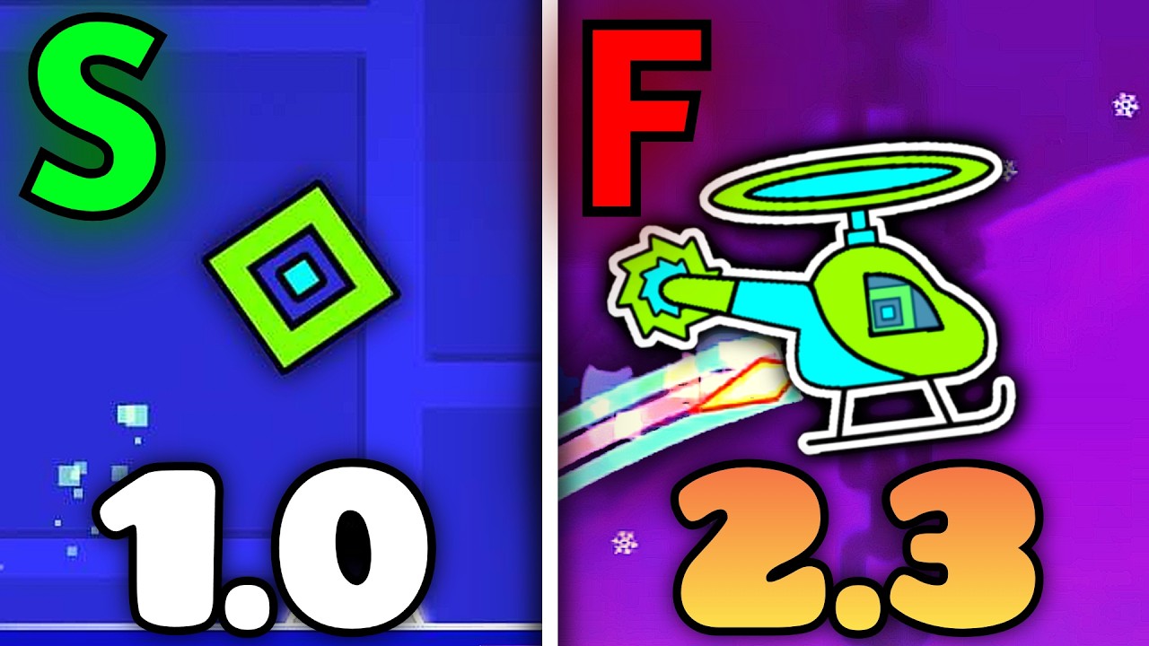 Ranking Every Geometry Dash Update [Tier List]