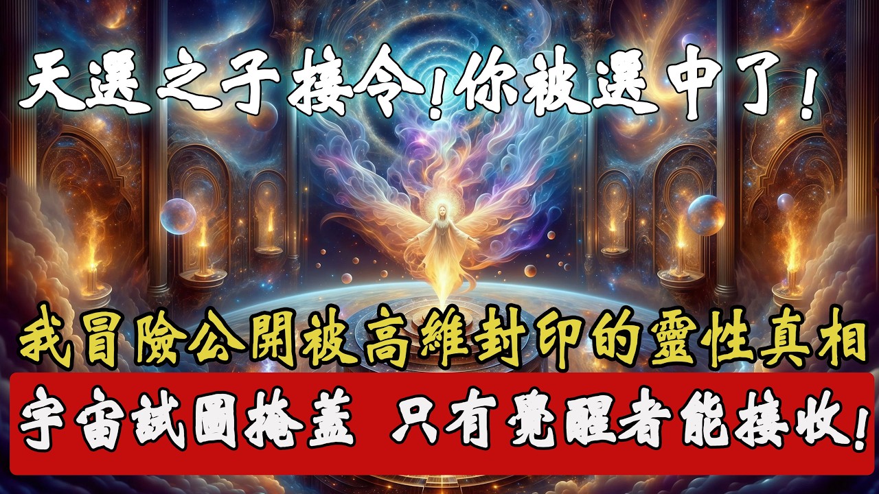 恭喜！你已被宇宙選中！只有 0.1% 的人能刷到這條絕密預警，我冒險公開宇宙封鎖的高維秘密，靈性覺醒者速存，這是隻屬於天選之人的真相！