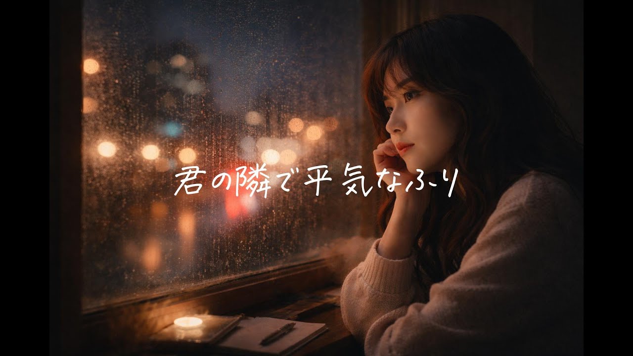 君の隣で平気なふり｜切ない片想いの女性ラップ｜Lo-fi Chill