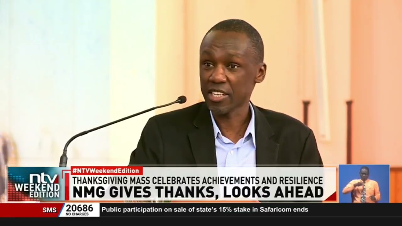 Nation Media Group holds a thanksgiving mass at the Holy Family Basilica in Nairobi