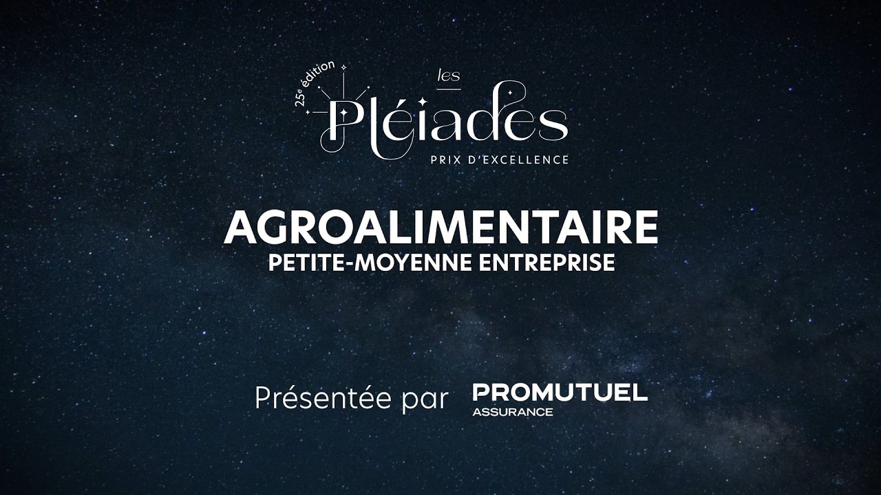 Finalistes de la catégorie Agroalimentaire PME - Pléiades 2026