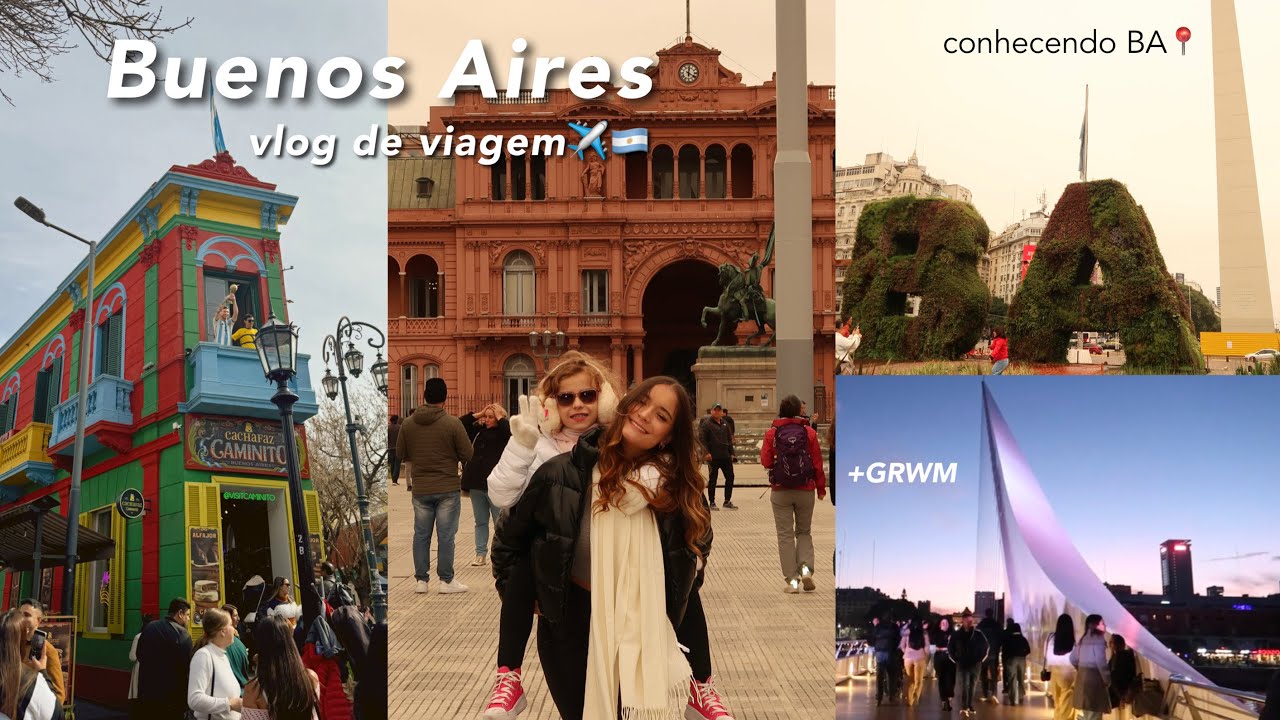 vlog de viagem pra Buenos Aires!!! ✈️🧳preparativos + conhecendo pontos turísticos