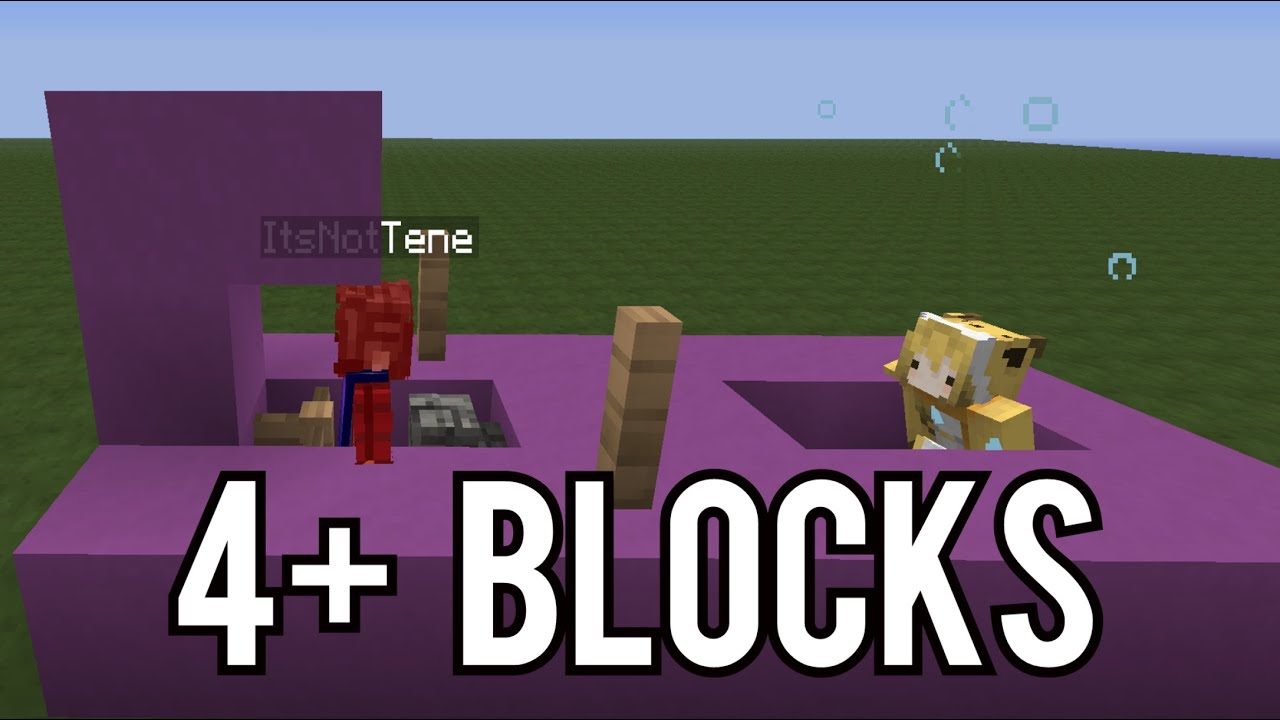 How To Get 4+ Blocks of Reach In Vanilla Minecraft