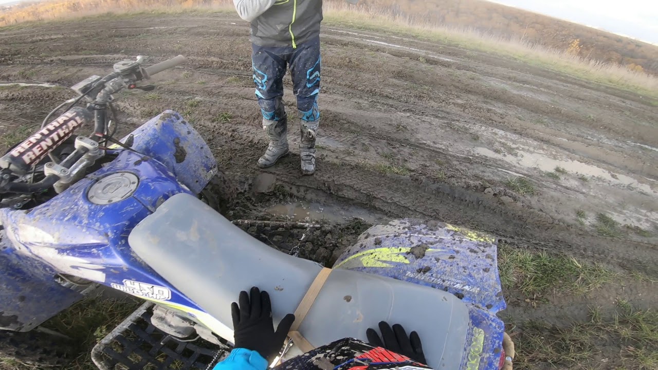 Nauka jazdy na quadzie - pierwszy raz na gas gas er6 + BONUS / first time on atv