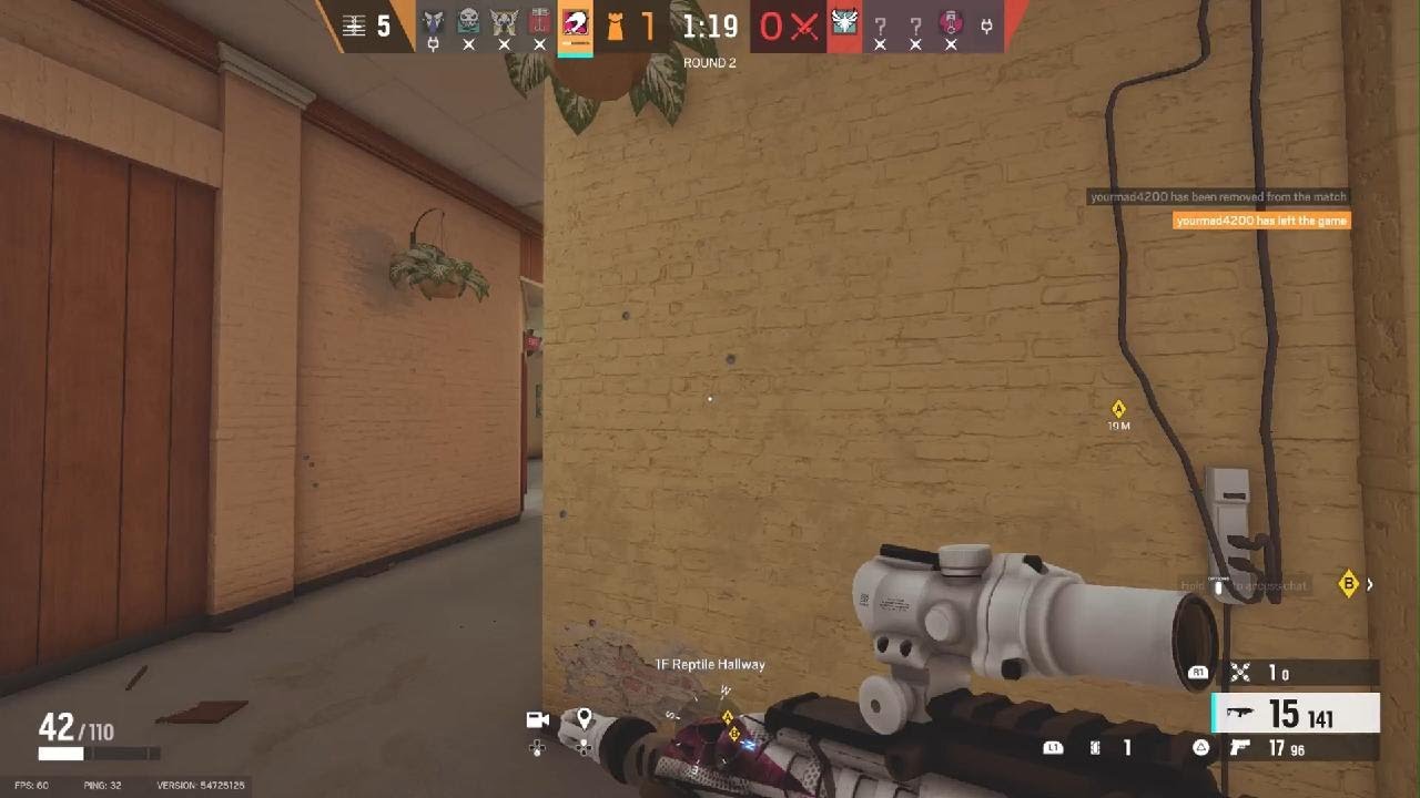 wall hacking in rainbow six