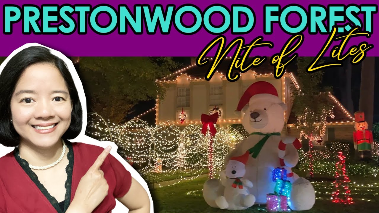 Prestonwood Forest | Prestonwood Lights | Prestonwood Christmas Lights | Houston Suburb