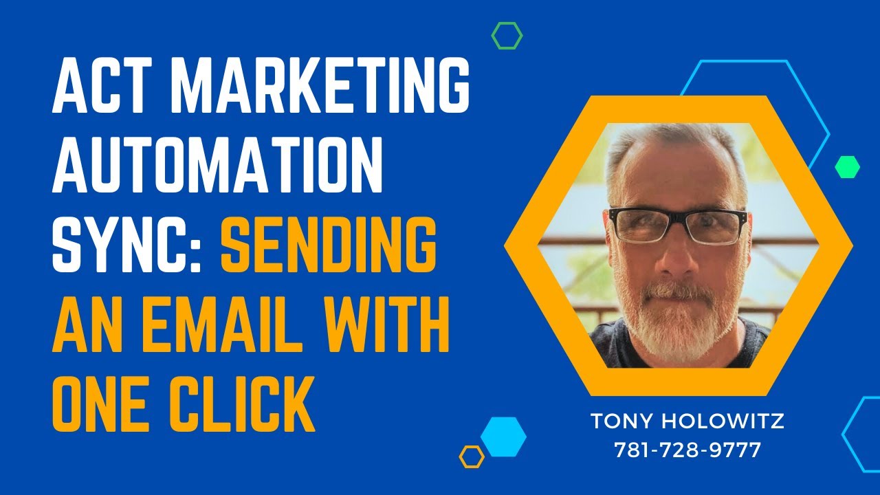 Act Marketing Automation Sync:  Sending an Email With One Click