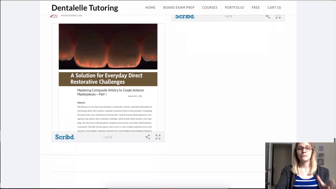 Dental Assisting State Board Exam Prep - Full eCourse!  Look Inside!